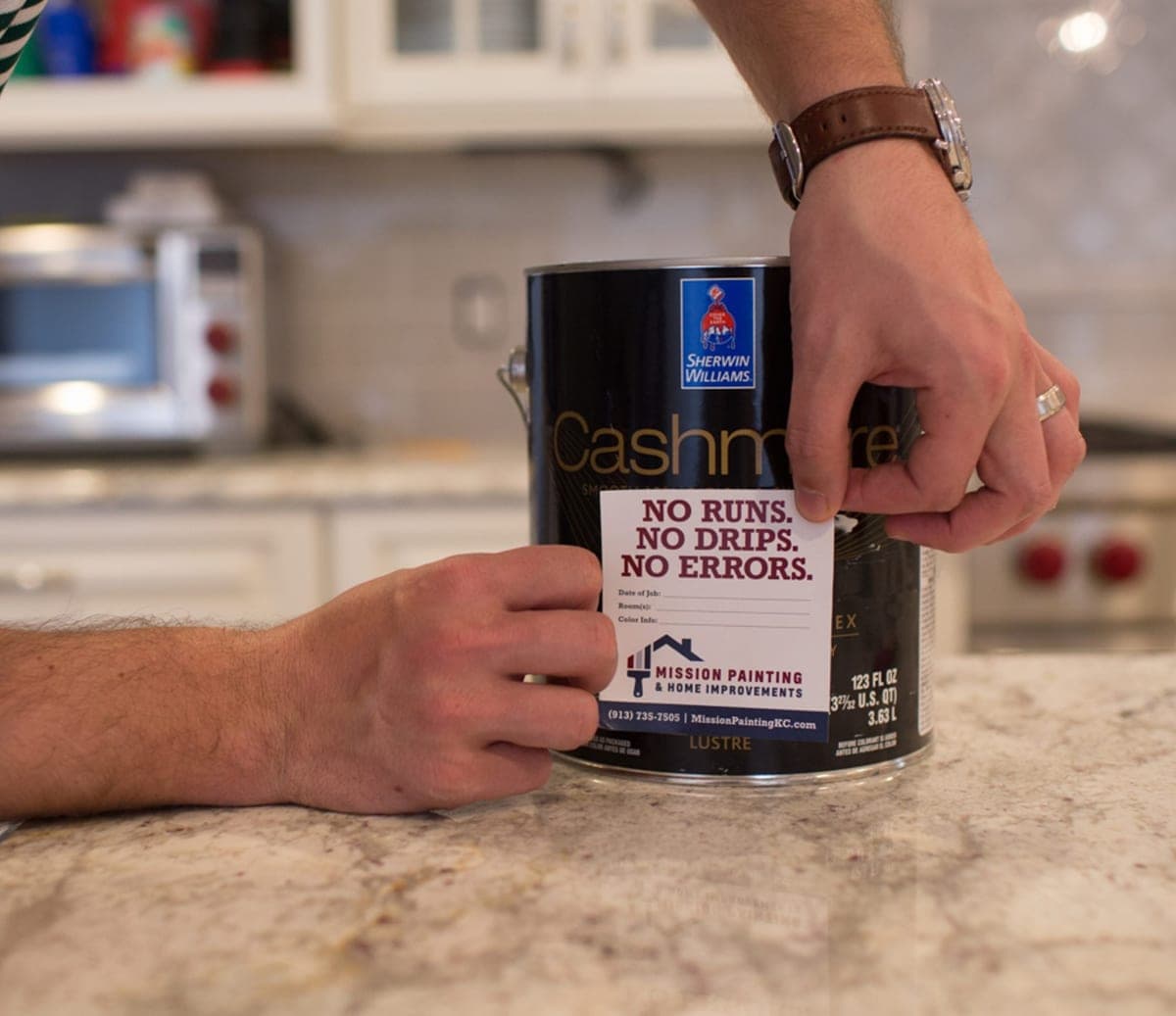 No Runs. No Drips. No Errors. Three Promises for Your Home.