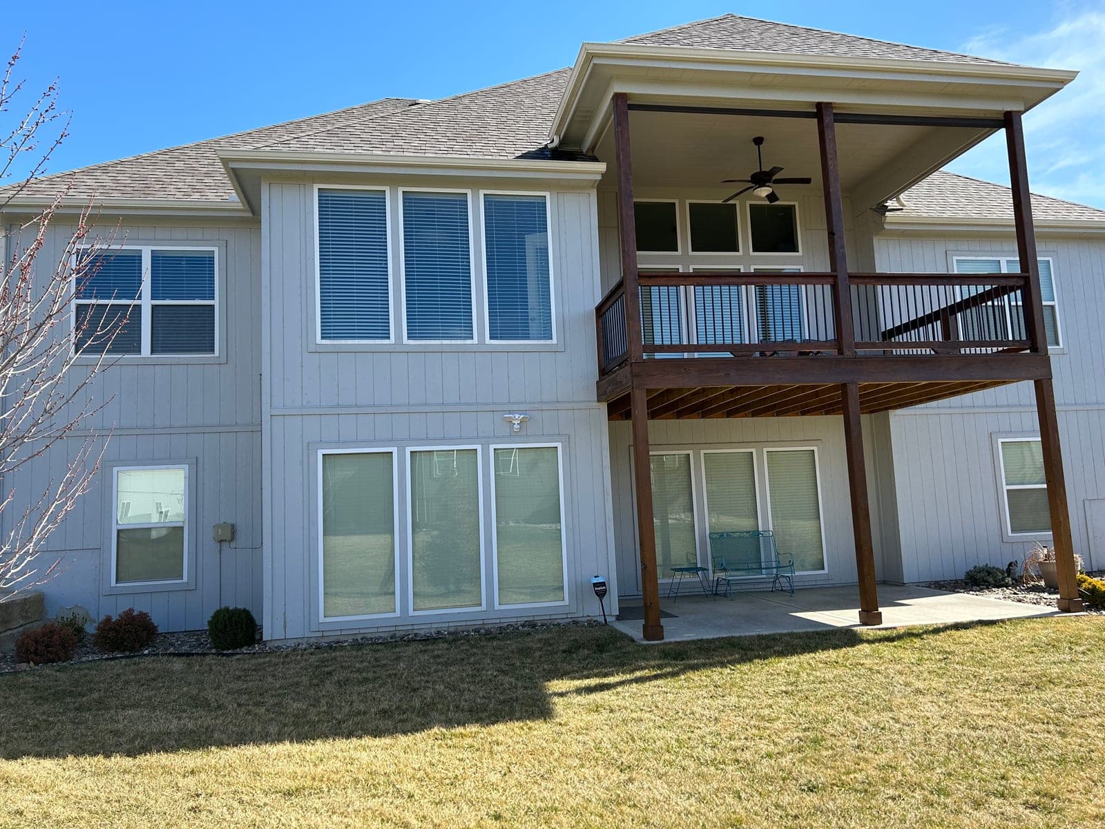 Exterior back before painting