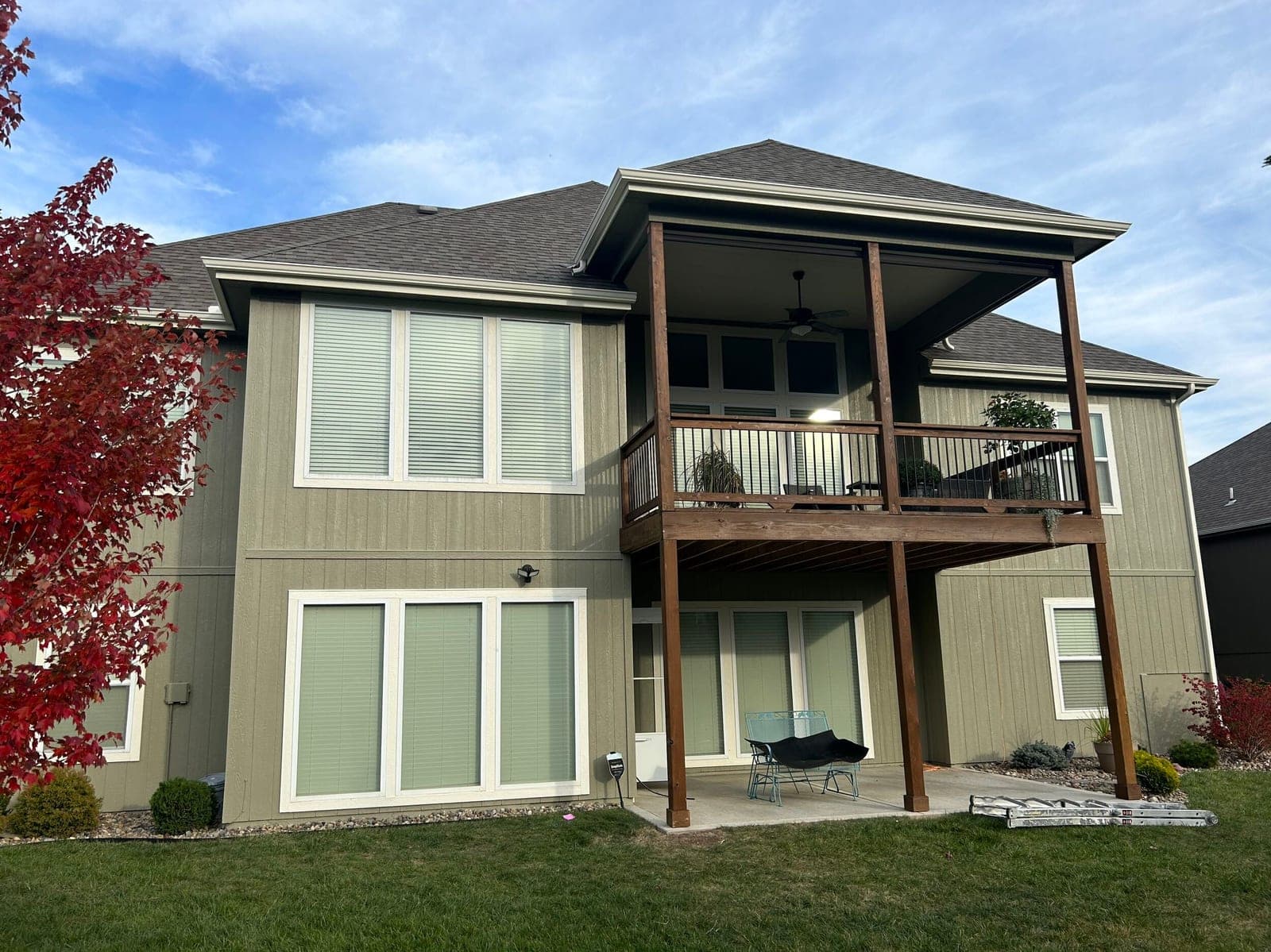 Completed exterior painting project by Mission Painting