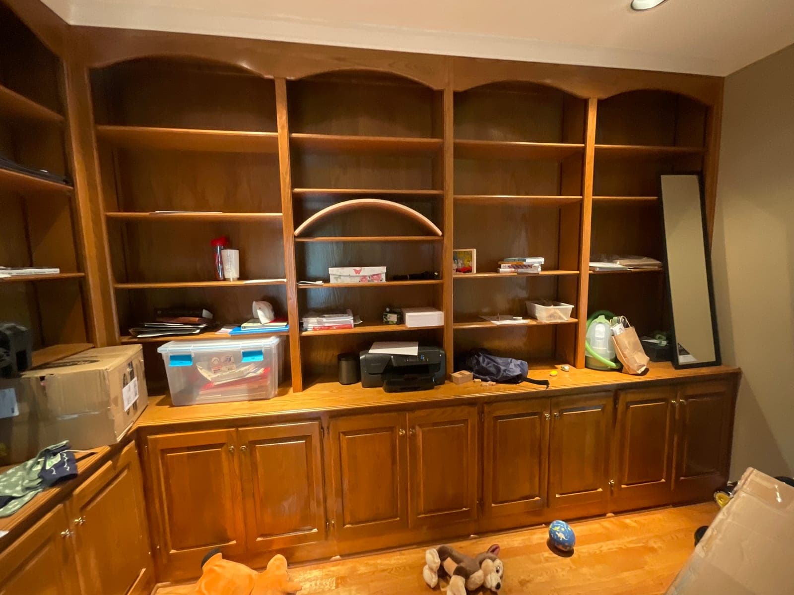 Office cabinet painting project